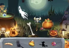 Hidden Objects Games, The Haunted Halloween, Games-kids.com