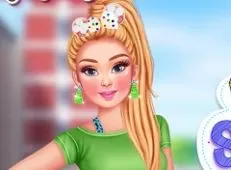 Barbie Games, The New Girl in School, Games-kids.com