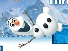 Frozen  Games, Throw Olaf, Games-kids.com