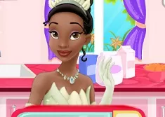 Princess and the Frog Games, Tiana Cooking Chocolate Cake, Games-kids.com