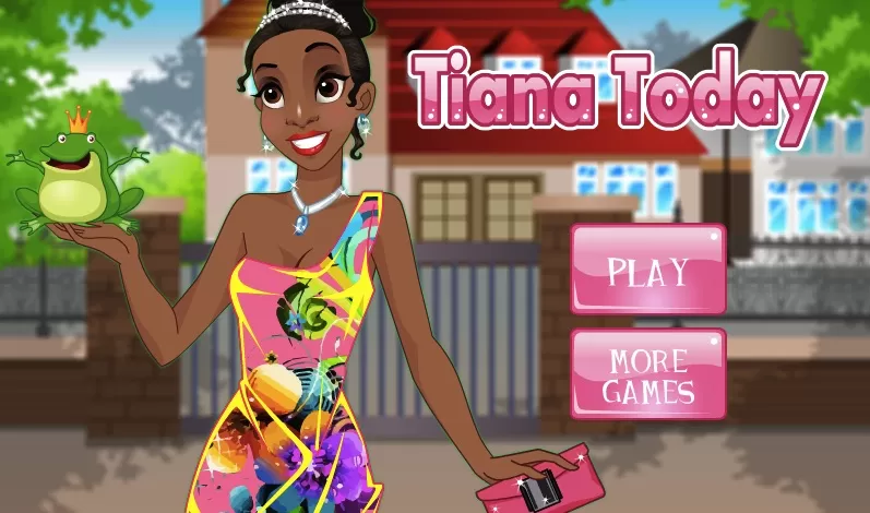 Princess and the Frog Games, Tiana Today, Games-kids.com