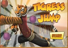 Kung Fu Panda Games, Tigress Jump, Games-kids.com