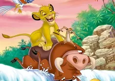 Timon and Pumba Games, Timon and Pumba Hidden Letters, Games-kids.com