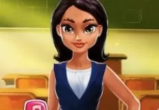 Girl Games, Tina Back to School, Games-kids.com