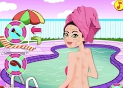 Girl Games, Tina Swimming Pool Makeover, Games-kids.com