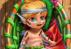 Tinkerbell Games, Tinker Baby Emergency, Games-kids.com