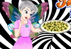 Tinkerbell Games, Tinkerbell Black and White Pizza, Games-kids.com