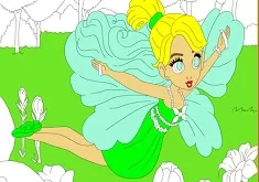 Tinkerbell Games, Tinkerbell Coloring, Games-kids.com