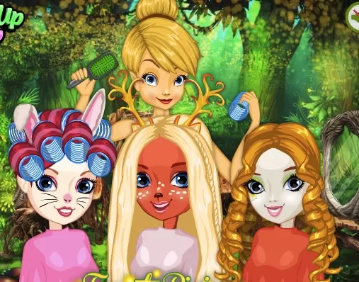 Tinkerbell Games, Tinkerbell Hairstyles, Games-kids.com