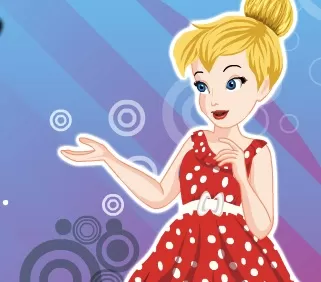 Tinkerbell Games, Tinkerbell Polska Dots Room, Games-kids.com