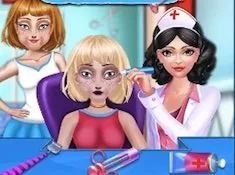 Frozen  Games, To Be Frozen Sisters Cosmetic Surgery, Games-kids.com