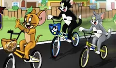 Tom and Jerry Games, Tom BMX Race, Games-kids.com