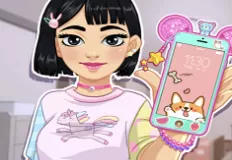 Girl Games, Tomokos Kawaii Phone, Games-kids.com