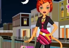 Monster High Games, Toralei Stripe Shopping Dress Up, Games-kids.com