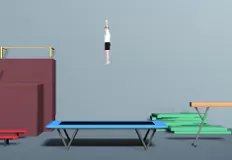 3D Games, Trampoline Flip, Games-kids.com