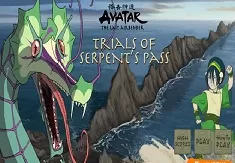 Avatar The Last Airbender Games, Trials of Serpent's Pass, Games-kids.com