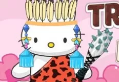 Hello Kitty Games, Tribal Hello Kitty, Games-kids.com