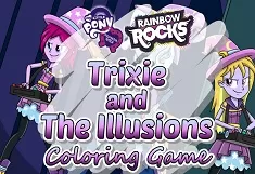 My Little Pony Games, Trixie and the Ilusions Coloring, Games-kids.com