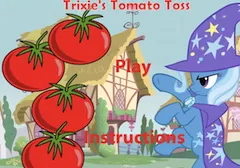 My Little Pony Games, Trixie Tomato Toss, Games-kids.com