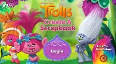 Trolls Games, Trolls Create a Scrapbook, Games-kids.com