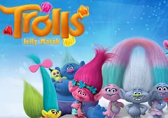 Trolls Games, Trolls Jelly Match, Games-kids.com