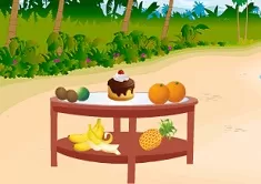 Cooking Games, Tropical Fruitcake, Games-kids.com