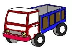 Coloring Games, Trucks Coloring Book, Games-kids.com