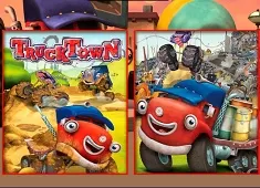 Trucktown Games, Trucktown Memory, Games-kids.com