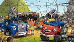 Trucktown Games, Trucktown Puzzle, Games-kids.com