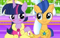 My Little Pony Games, Twilight Sparkle and Flash Kissing, Games-kids.com