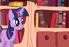 My Little Pony Games, Twilight Sparkle Book Sorting	, Games-kids.com