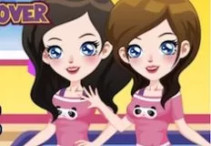 Girl Games, Twin Sisters Makeover, Games-kids.com