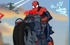 Ultimate Spiderman Games, Ultimate Spiderman Cycle Race, Games-kids.com