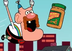 Uncle Grandpa Games, Uncle Grandpa Peanut Butter Flutter, Games-kids.com