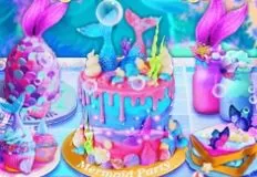 Cooking Games, Unicorn Chef Mermaid Cake, Games-kids.com