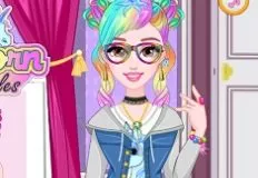 Girl Games, Unicorn Hairstyles, Games-kids.com