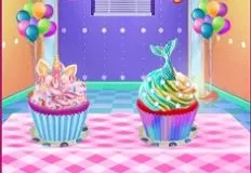 Cooking Games, Unicorn Mermaid Cupcake, Games-kids.com