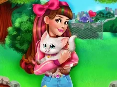 Girl Games, Victoria Adopts a Kitten, Games-kids.com