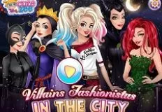 Makeover  Games, Villains Fashionistas in the City, Games-kids.com