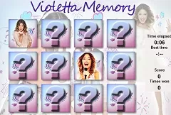 Violetta Games, Violetta Memory, Games-kids.com