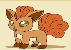 Pokemon Games, Vulpix Pokemon Dress Up, Games-kids.com