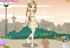 Girl Games, Walk with My Dog, Games-kids.com