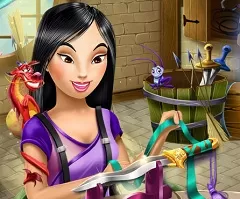 Mulan Games, Warrior Princess Crafts, Games-kids.com