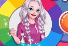 Frozen  Games, Wheel of Outfits, Games-kids.com