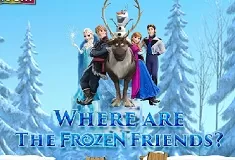 Frozen  Games,  Where are the Frozen Friends, Games-kids.com