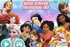 Princess Games, Which Disney Princess Is, Games-kids.com