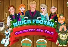 Frozen  Games, Which Frozen Character Are You, Games-kids.com