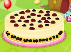 Cooking Games, White Chocolate Berry Cheesecake, Games-kids.com
