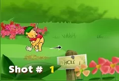 Winnie the Pooh Games,  Winnie 100 Acre Wood Golf, Games-kids.com