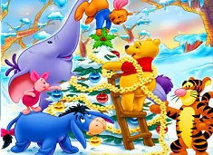 Winnie the Pooh Games, Winnie and Friends Christmas Tree, Games-kids.com